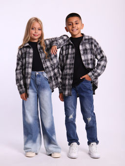 РБ018 Рубашка Дакота (черный) - Милаша фото 9