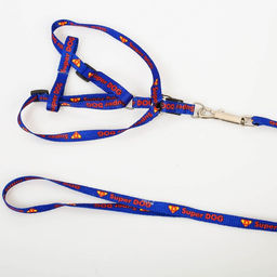 Комплект Super Dog, шлейка 26-39 см, поводок 120х1 см - Пушистое счастье фото 2