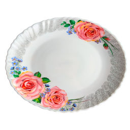Тарелка обеденная 24,1 см Розель 6999 (стеклокерамика) (ПС0049-48) (JEWEL)