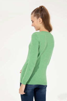 Женский базовый свитер мятного меланжа Неожиданная скидка в корзине - U.s. polo assn фото 5