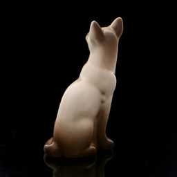 Статуэтка фарфоровая «Фигурка: Кошка Тайка сиамская», 10 см