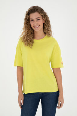 Женская фисташково-зеленая футболка - U.s. polo assn фото 10