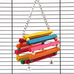 Качели для птиц Туннель с колокольчиками, 16 х 15 см - Пижон фото 5