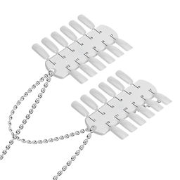 Kristaller Палитра для лаков на цепочке, 24 цвета, белый  фото 4