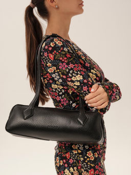 Сумка багет на плечо Deboro 31129 черный