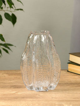 Ваза «Кэли», 21×12×6 см, стекло, прозрачная