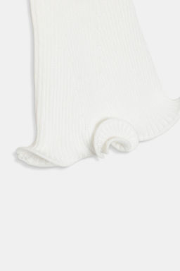 CHAQUETA PUNTO RIB ACABADO ONDULADO / Blanco - Zara фото 5