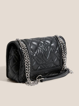 Женская сумка на плечо LOVE MOSCHINO QUILTED BAG Артикул 4561339, черный  фото 3