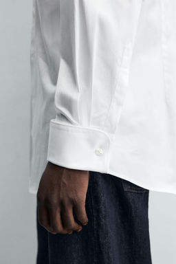 TEXTURED SHIRT WITH CUFFLINKS - Zara фото 5