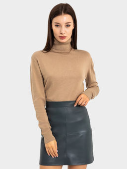 Свитер женский таупово-бежевый из вискозы тауп 122817