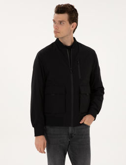 Siyah Regular Fit Mont