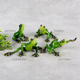 Цена за 4 шт. Фигурка Лягушка 6 см / YX9001 /уп 4/64/