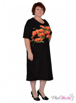 Платье Модель №498 размеры 44-82 - Plusmoda фото 5