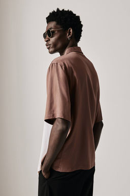 Camisa resort de lyocell Regular Fit - H&m фото 3