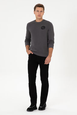 Erkek Gri Sweatshirt