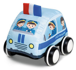 Игрушка - пищалка "Машина Полиция" 10см (03104, "Stellar") в пакете