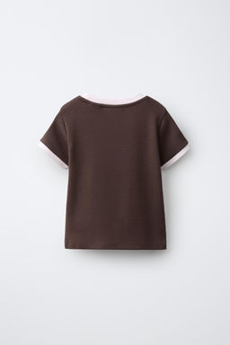 CAMISETA ESTAMPADO CAPYFUN  CEREZAS / Marr?n - Zara фото 2