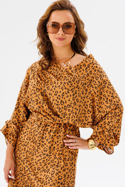 Костюм Anastasia 1158 золото (анималистический принт) фото 7