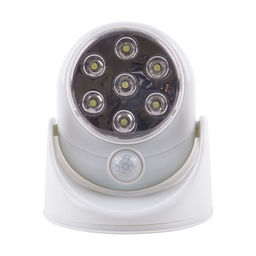 ULK-N21 SENSOR WHITE Светодиодный светильник накладной, с датчиком движения. На батарейках 4АА (не в комплекте). Белый. ТМ Uniel.
