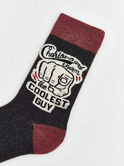 Bask?l? Erkek Soket ?orap