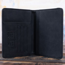 Обложка для паспорта 
 08.A-034_Travel-wallet-1999-01-черный