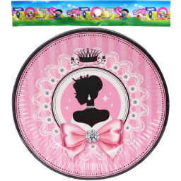 Тарелка бумажная 18 см в наборе 10 шт "Очаровательный образ"