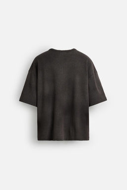 SPRAY PRINT KNIT T-SHIRT - Zara фото 8