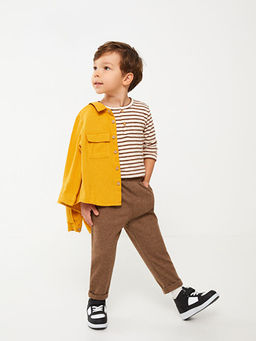 Beli Lastikli Erkek Bebek Pantolon