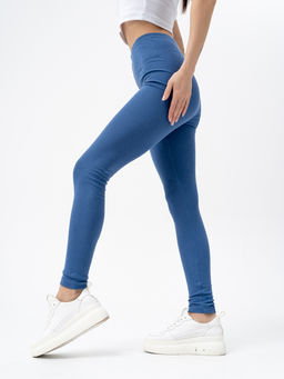 леггинсы из хлопка с добавлением лайкры