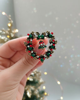 Брошь Новогодний стиль