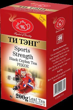 ТИ ТЭНГ. Для спортсменов (черный) 200 гр. карт.пачка