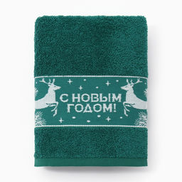 Полотенце махровое «Этель. Счастья», 50×90 см, хлопок 100%