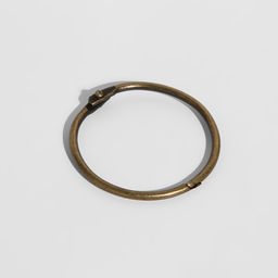 Цена за 2 шт. Кольцо для карниза, разъёмное, d = 35/38 мм, 10 шт., цвет бронзовый