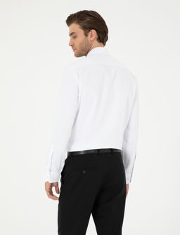 Beyaz Slim Fit Arm_rl_ Uzun Kollu G_mlek - Pierre cardin фото 5