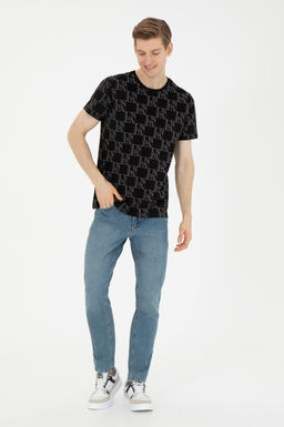 Футболка U.S. Polo Assn. мужская черная хлопок  фото 11