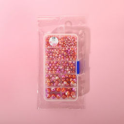 Набор бусин, в органайзере, d=4/5/6/8/10 мм, разноцветных