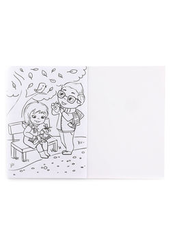 Цена за 2 шт. Подарочный набор «Навстречу приключениям», смешбук А5, 8 листов и восковые мелки