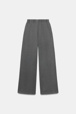 PANTAL?N ANCHO EFECTO LAVADO / Plomo - Zara фото 6