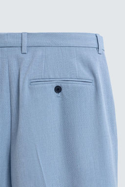 PANTAL?N TRAJE CONFORT ESTRUCTURA / Celeste - Zara фото 8