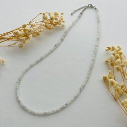 Бусы из Лунного камня огранка