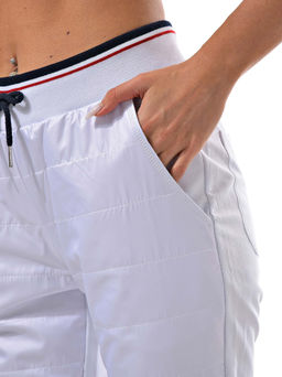 Брюки из тонкого футера с плащевкой - А+б коллекция фото 16