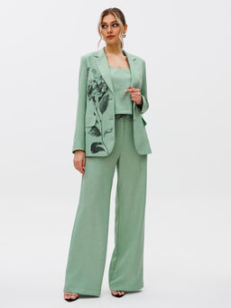 Костюм из жакета, топа и брюк. - Gizart фото 14