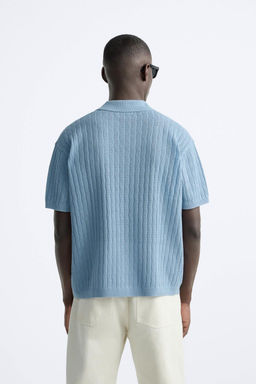 TEXTURED WEAVE KNIT SHIRT - Zara фото 3