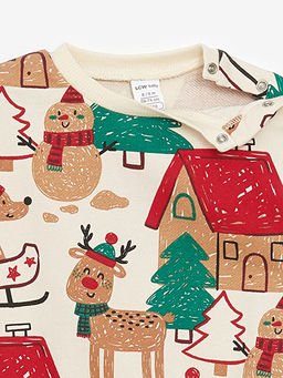 Y?lba?? Temal? Erkek Bebek Sweatshirt - Waikiki фото 3