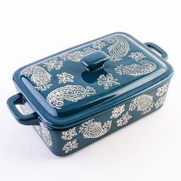 60369 Кастрюля с крышкой 850 мл керамика LR (х12)