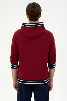 Мужской бордово-красный свитшот Неожиданная скидка в корзине - U.s. polo assn фото 5