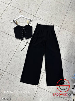 Костюм женский двойка с корсетом