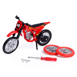 Мотоцикл Эндуро, металлический, со сменными колёсами, 1:18, цвет МИКС - Simaland фото 9