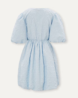 Платье из фактурной ткани с объемными рукавами длиной - Incity фото 3