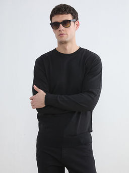 Bisiklet Yaka Erkek Triko Kazak